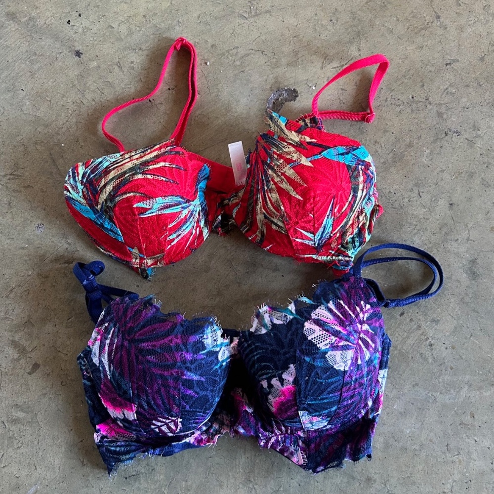 Set of two Pink bras